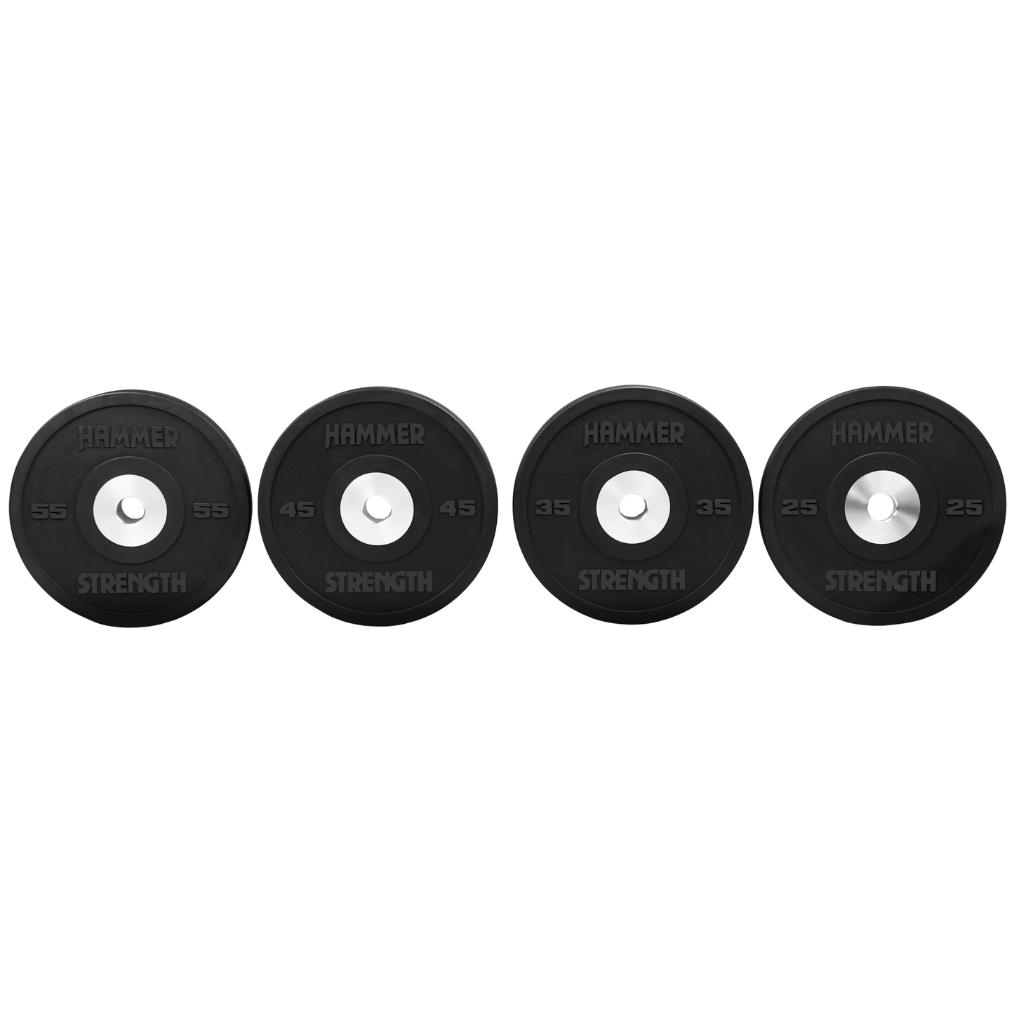Hammer Strength Premium Rubber Black Bumpers