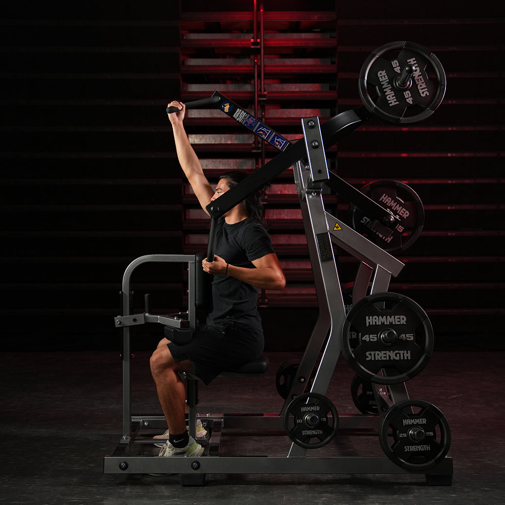 Hammer Strength Plate-Loaded Iso-Lateral Front Lat Pulldown