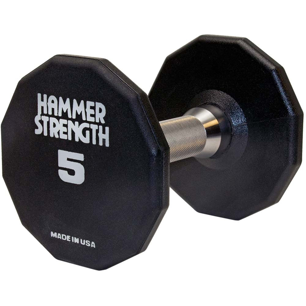 Hammer Strength 12-Sided Urethane Dumbbells - Outlet