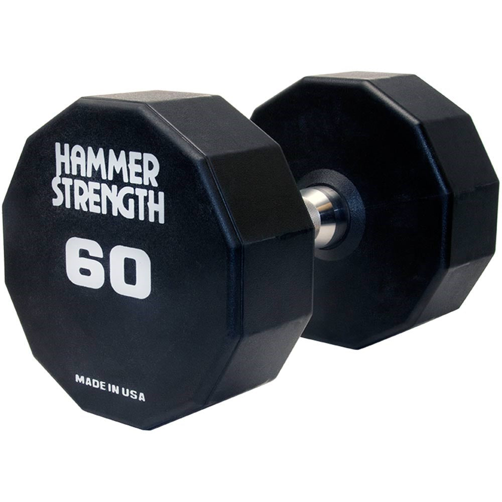 Hammer Strength 12-Sided Urethane Dumbbells - Outlet