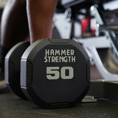 Hammer Strength 4-Sided Urethane Dumbbells
