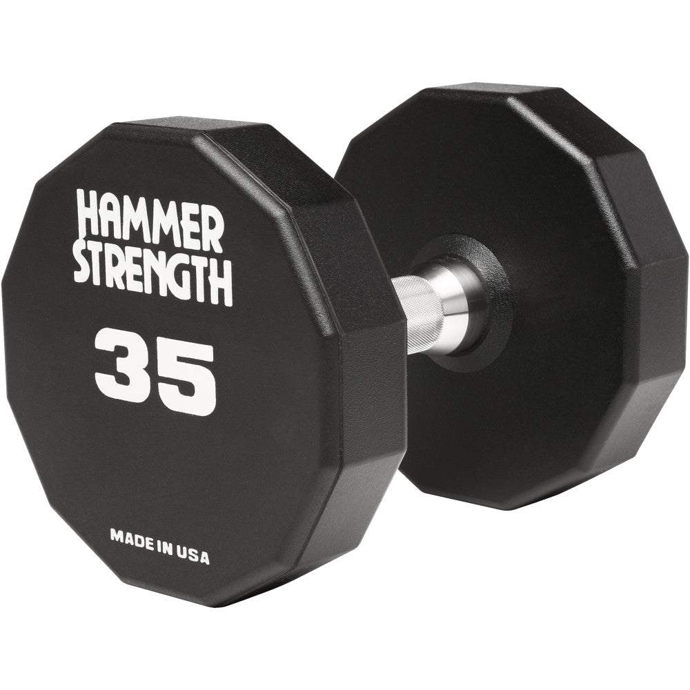 Hammer Strength 12-Sided Urethane Dumbbells - Outlet