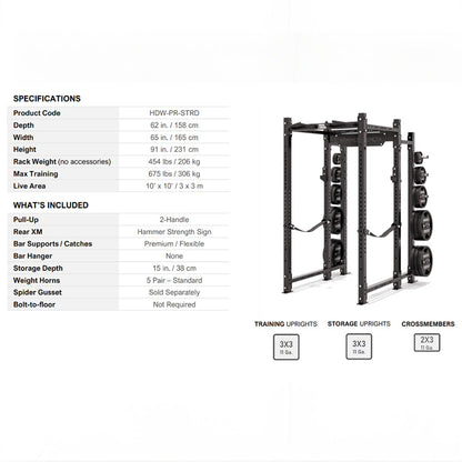 Hammer Strength HD Athletic NX Power Rack